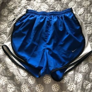 Royal blue Nike shorts size small